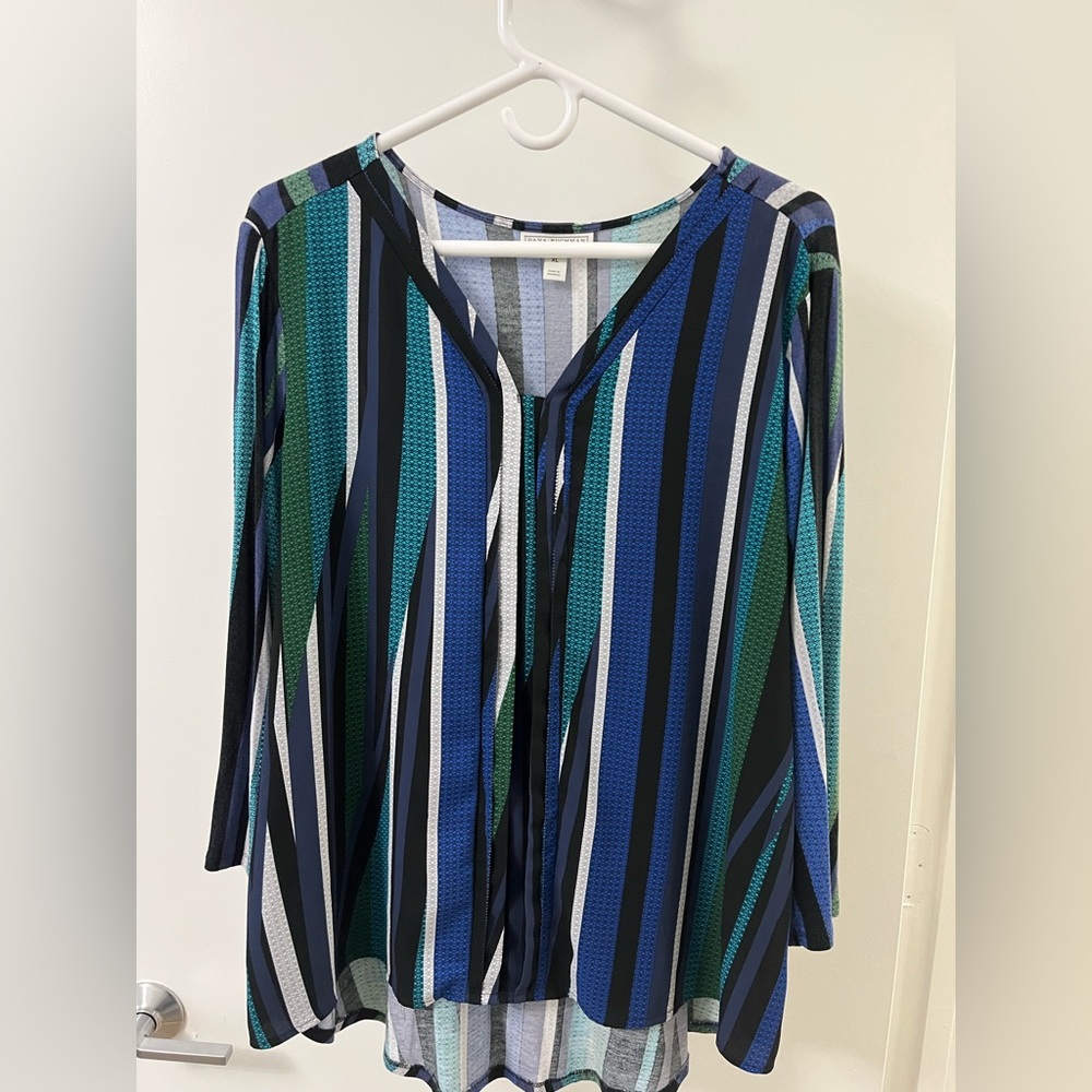 Mixed media, Dana Buchman blouse